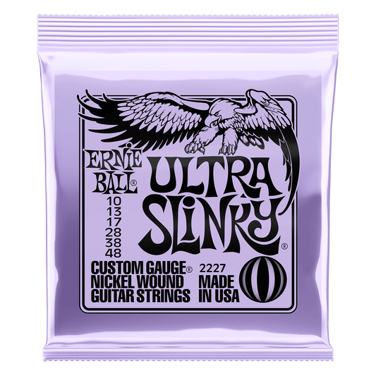 Ernie Ball Ultra Slinky Nickelwound Electric Guitar String Set - 10-48