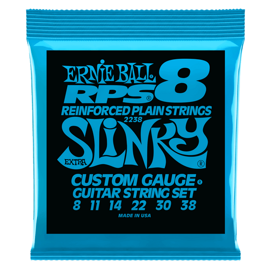 Ernie Ball Extra Slinky RPS Nickel Wound Electric Guitar String Set - 8-38