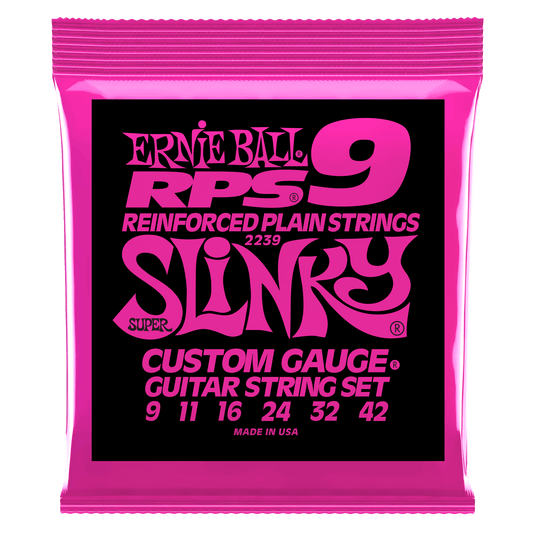 Ernie Ball Super Slinky RPS Nickel Wound Electric Guitar Strings Set - 9-42
