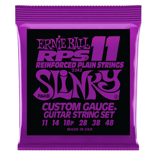 Ernie Ball Power Slinky RPS Nickel Wound Electric Guitar Strings Set - 11-48