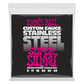 Ernie Ball Super Slinky Stainless Steel Wound Electric Guitar Strings Set - 9-42