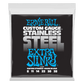 Ernie Ball Extra Slinky Stainless Steel Wound Electric Guitar String Set - 8-38