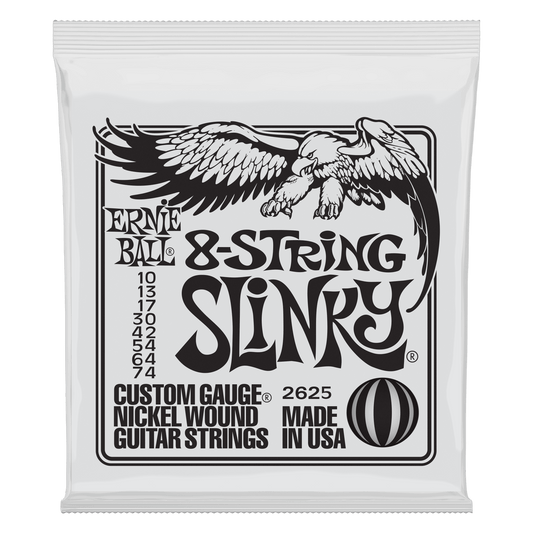 Ernie Ball Slinky Nickel Wound Electric Guitar 8-String Set - 10-74