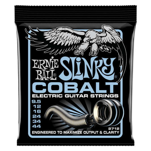 Ernie Ball Primo Slinky Cobalt Electric Guitar Strings Set - 9.5-44