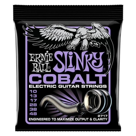Ernie Ball Ultra Slinky Cobalt Electric Guitar Strings 10-48 Gauge