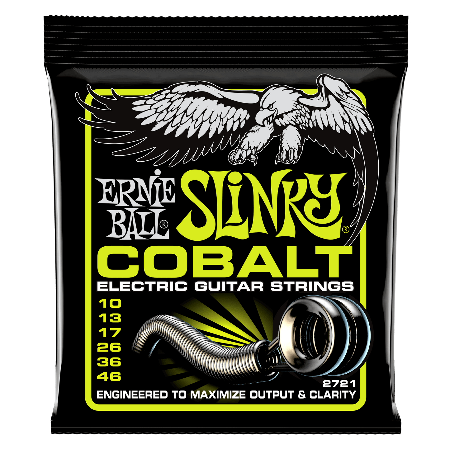 Ernie Ball Regular Slinky Cobalt Electric Guitar Strings Set - 10-46