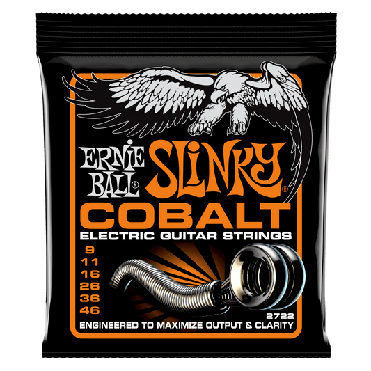 Ernie Ball Hybrid Slinky Cobalt Electric Guitar Strings Set - 9-46