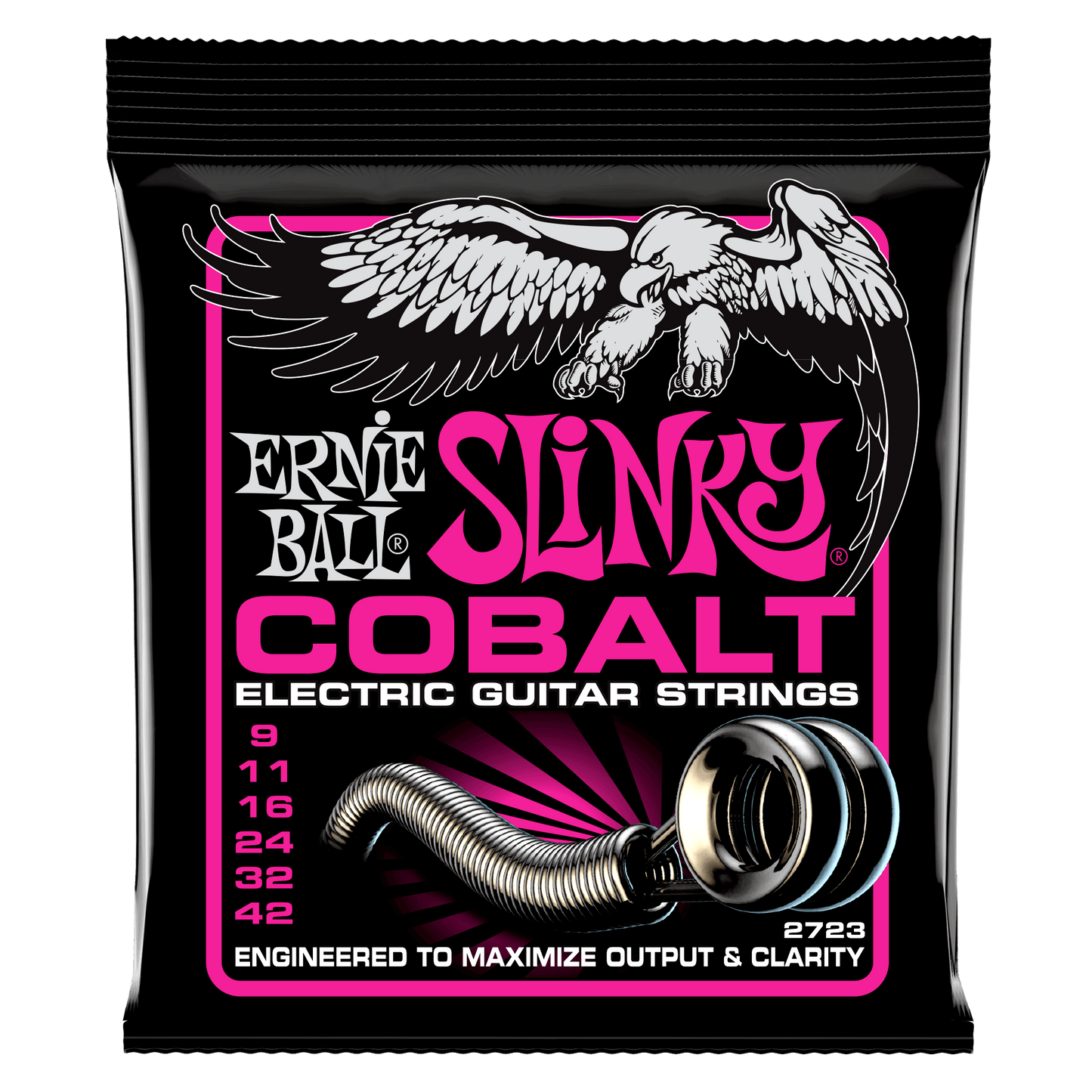 Ernie Ball Super Slinky Cobalt Electric Guitar Strings Set - 9-42