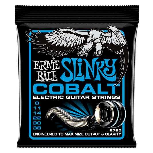 Ernie Ball Extra Slinky Cobalt Electric Guitar String Set - 8-38