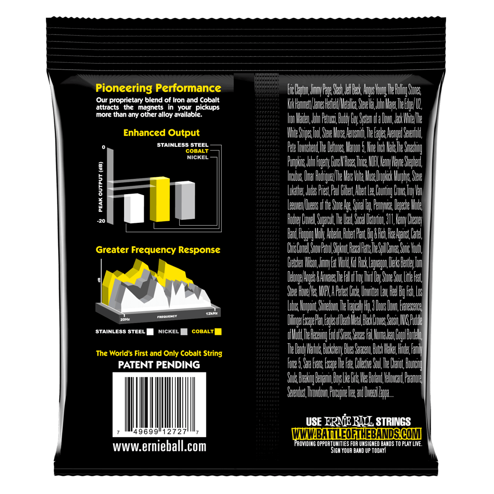 Ernie Ball Beefy Slinky Cobalt Electric Guitar Strings Set - 11-54