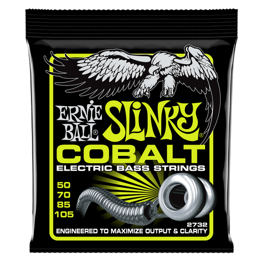 Ernie Ball Regular Slinky Cobalt Electric Bass Strings Set - 50-105