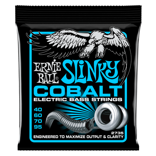 Ernie Ball Extra Slinky Cobalt Electric Bass String Set - 40-95