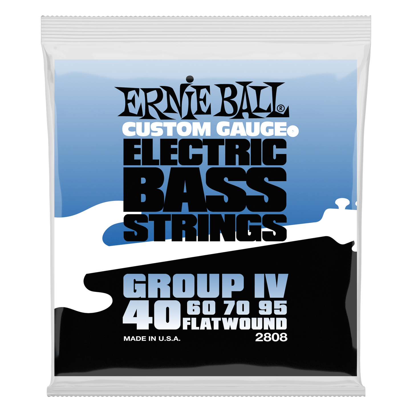 Ernie Ball Flatwound Group IV Electric Bass String Set - 40-95