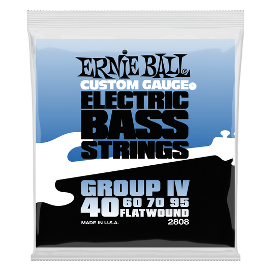 Ernie Ball Flatwound Group IV Electric Bass String Set - 40-95