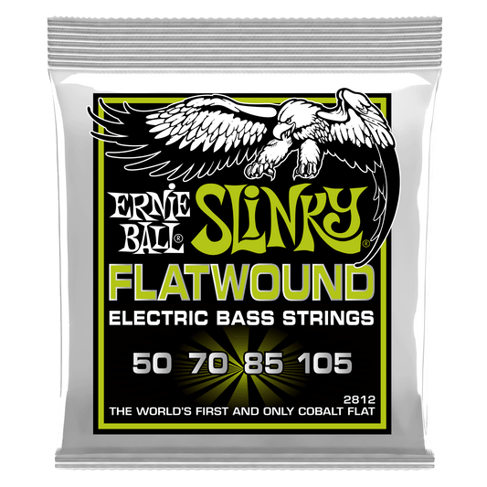 Ernie Ball Regular Slinky Flatwound Electric Bass Strings Set - 50-105