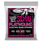 Ernie Ball Super Slinky Flatwound Electric Bass Strings Set - 45-100