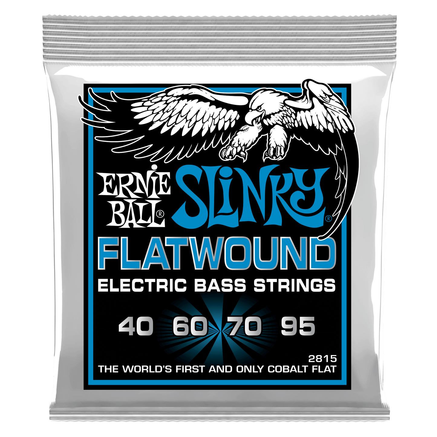 Ernie Ball Extra Slinky Flatwound Electric Bass String Set - 40-95