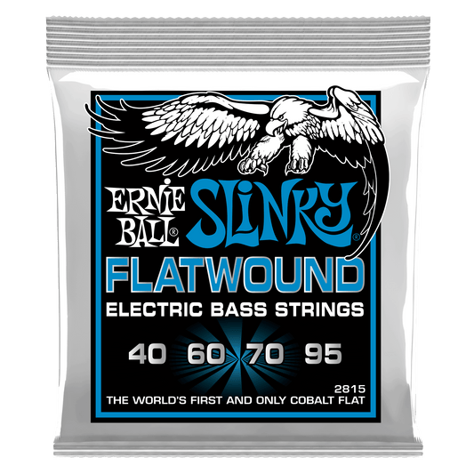 Ernie Ball Extra Slinky Flatwound Electric Bass String Set - 40-95