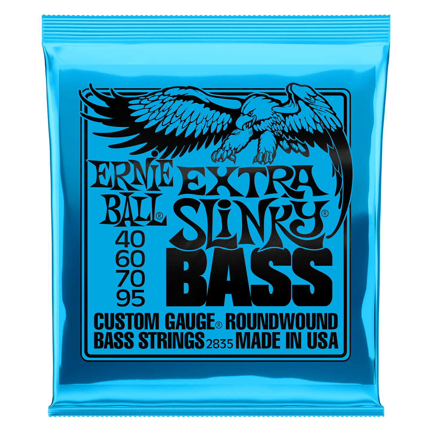 Ernie Ball Extra Slinky Nickel Wound Electric Bass String - 40-95