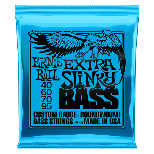 Ernie Ball Extra Slinky Nickel Wound Electric Bass String - 40-95