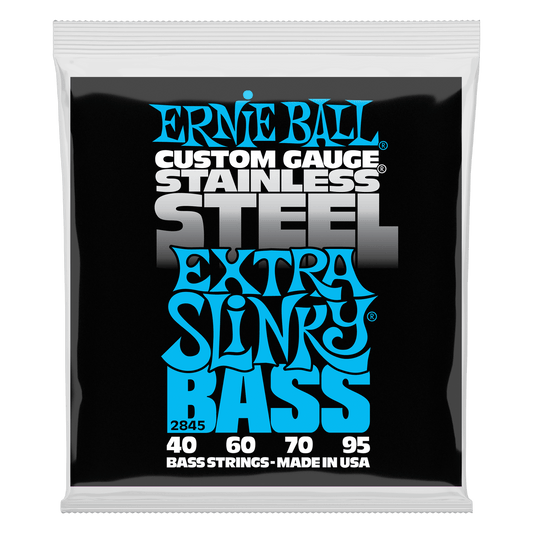 Ernie Ball Extra Slinky Stainless Steel Electric Bass String - 40-95