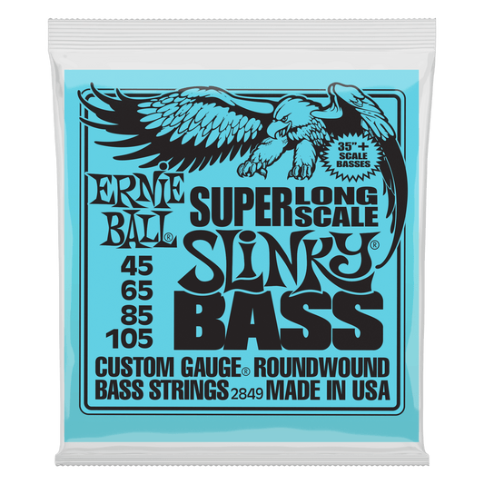 Ernie Ball Super Long Scale Slinky Electric Bass Strings - 45-105