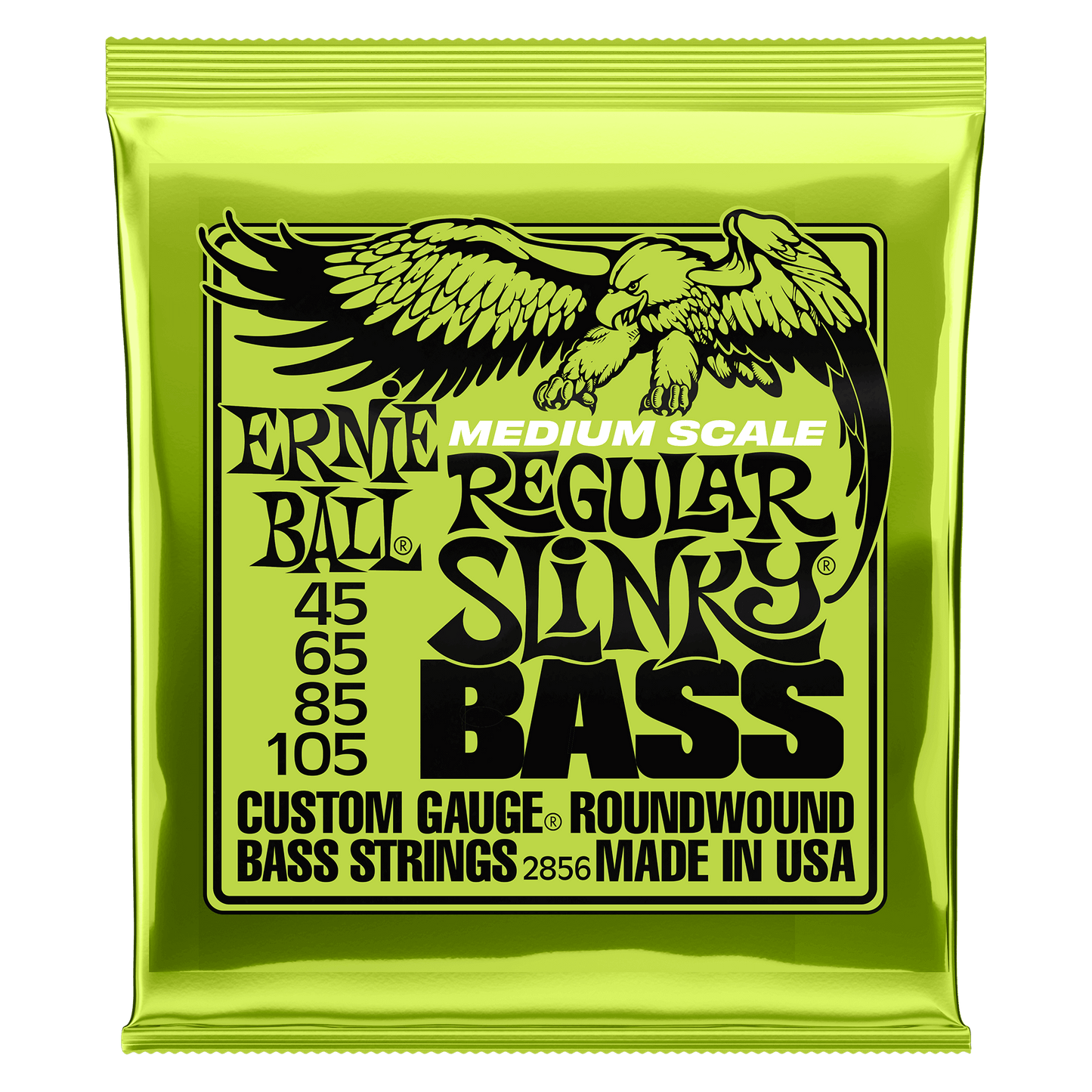 Ernie Ball Regular Slinky Nickel Wound Medium Scale Bass Strings - 45-105