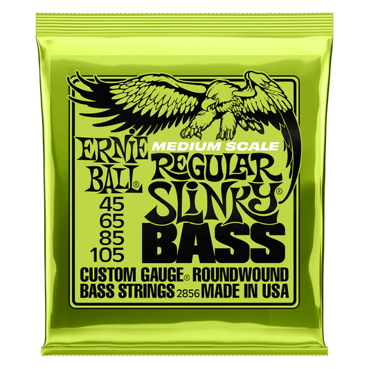 Ernie Ball Regular Slinky Nickel Wound Medium Scale Bass Strings - 45-105
