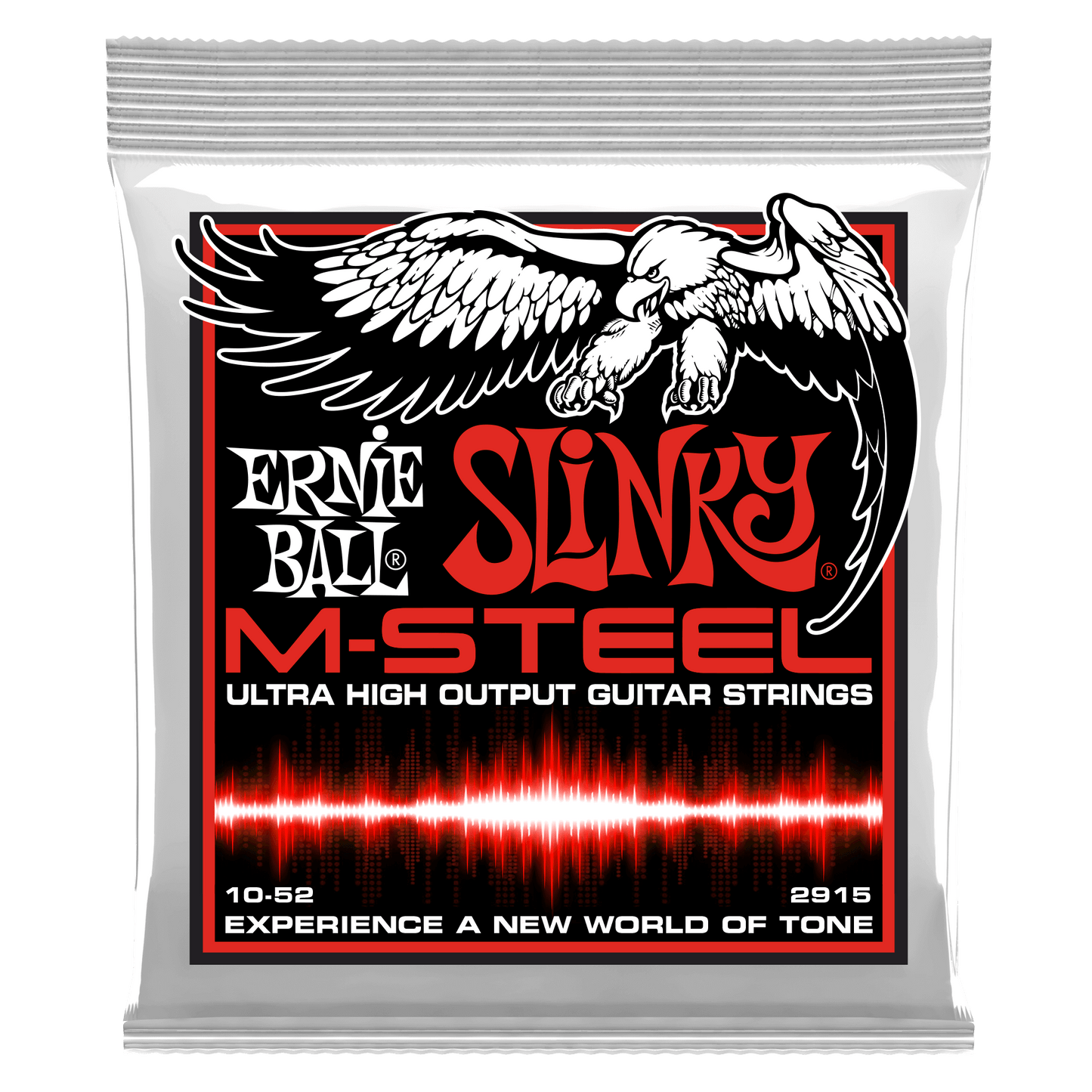 Ernie Ball Skinny Top Heavy Bottom Slinky M-Steel Electric Guitar Strings - 10-52
