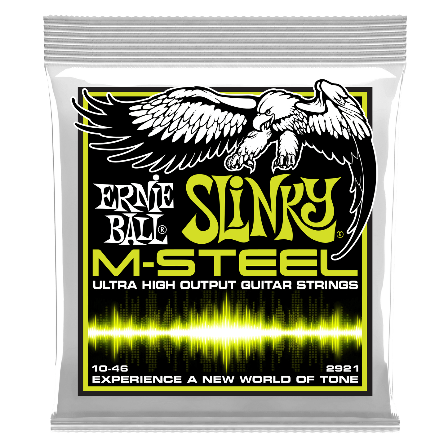 Ernie Ball Regular Slinky M-Steel Electric Guitar Strings Set- 10-46