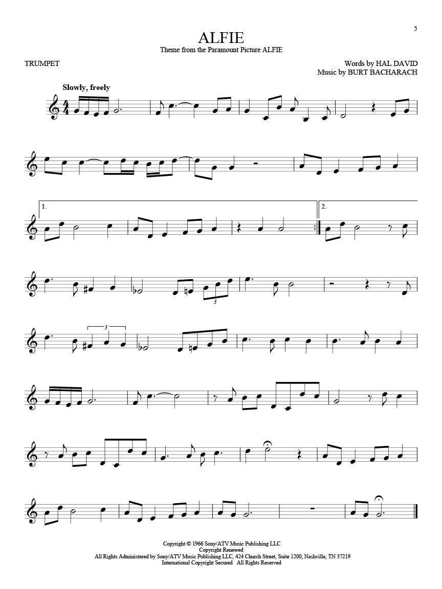 101 Movie Hits For Trumpet Book