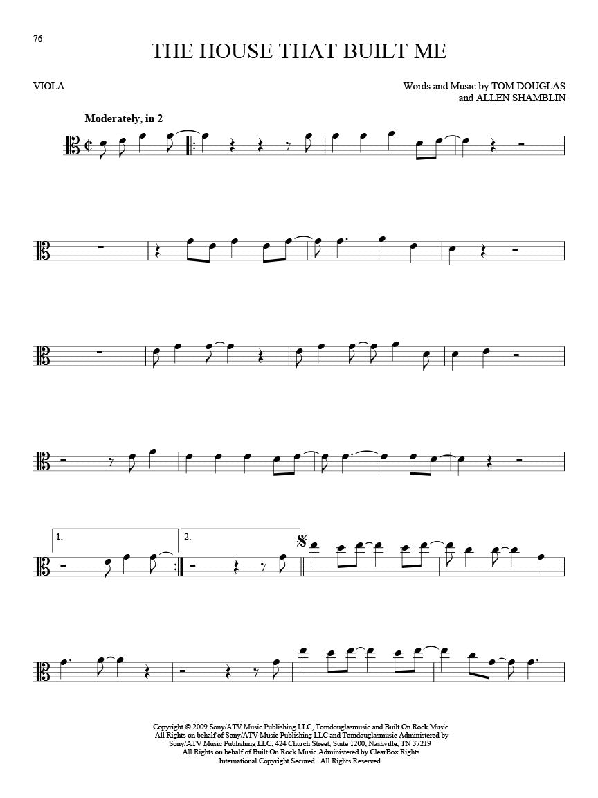 101 Hit Songs For Viola Book