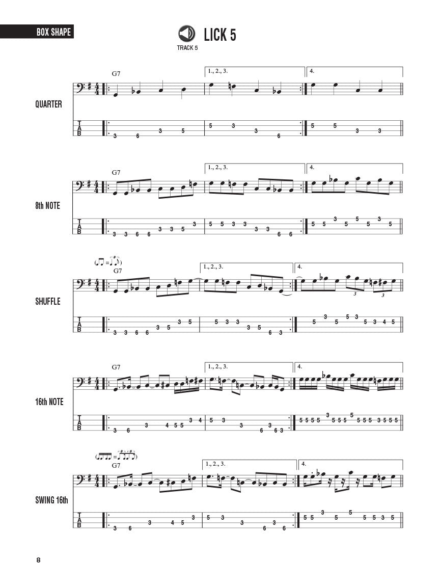 Hal Leonard Bass Method - Bass Licks (Book/Ola)