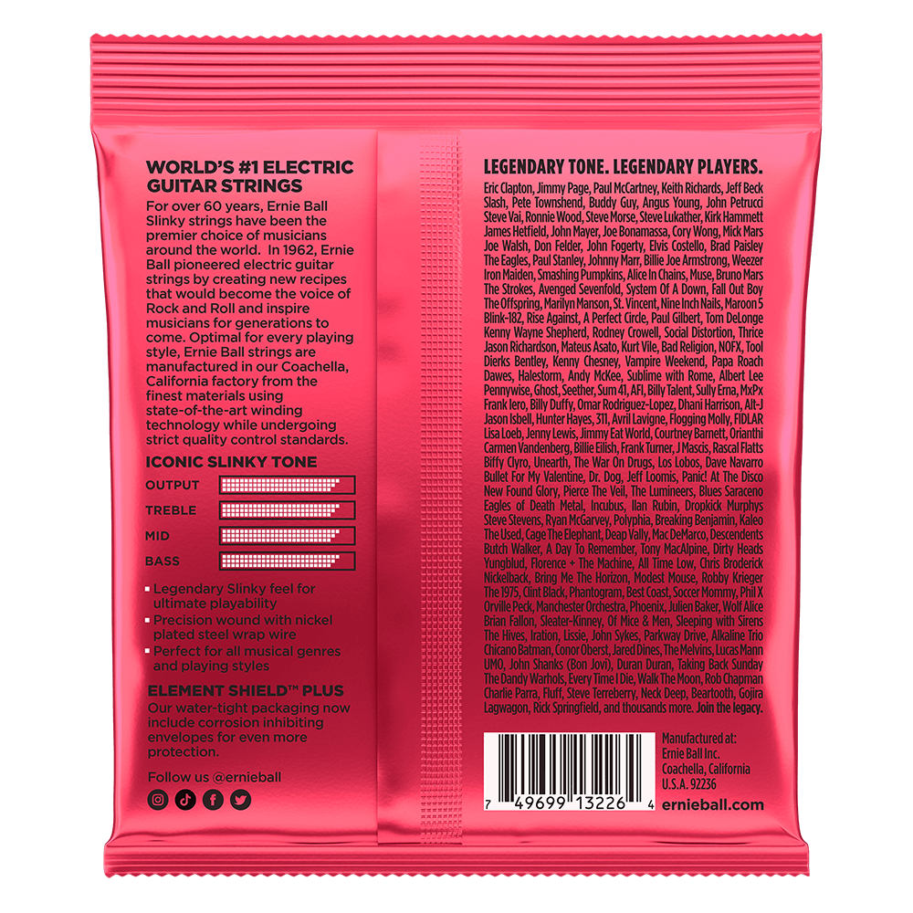 Ernie Ball Burly Slinky Nickel Wound Electric Guitar Strings Set -11-52 / 3-Pack