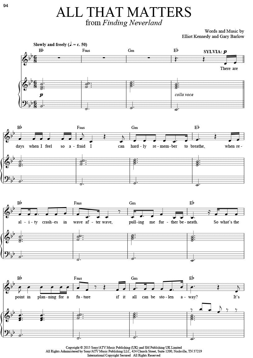 Contemporary Theatre Songs - Soprano Book