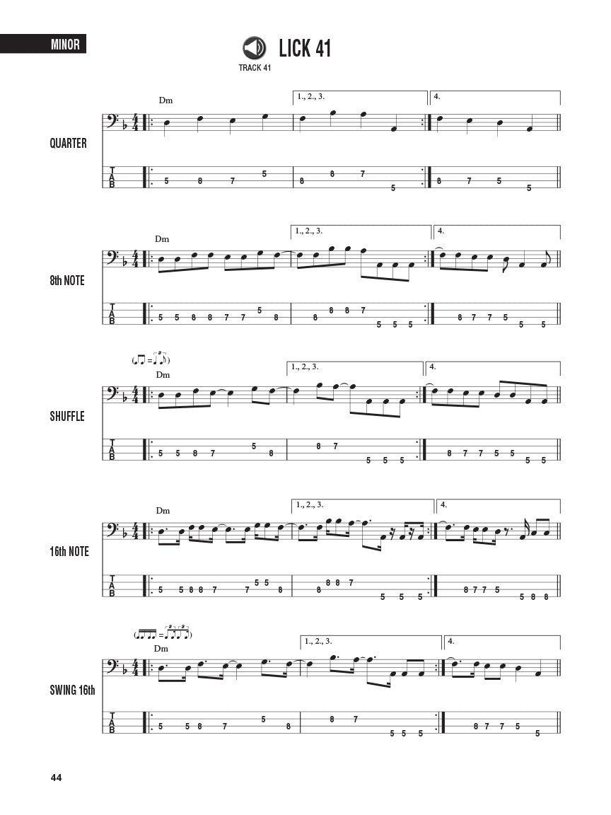 Hal Leonard Bass Method - Bass Licks (Book/Ola)