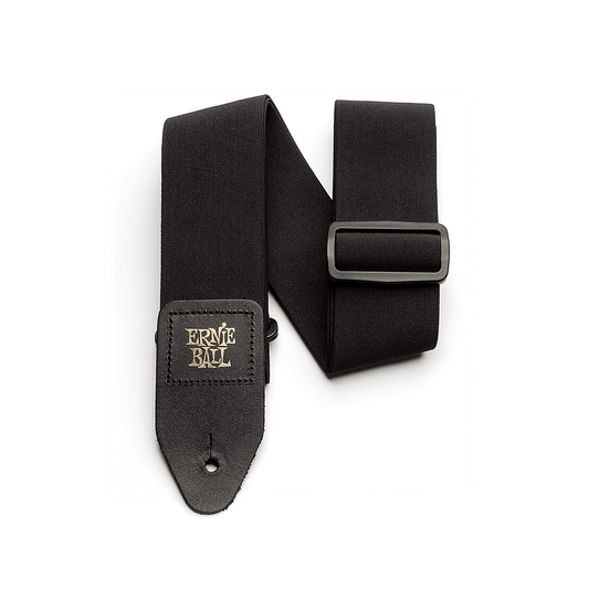 Ernie Ball Stretch Comfort Guitar/Bass Strap - Black