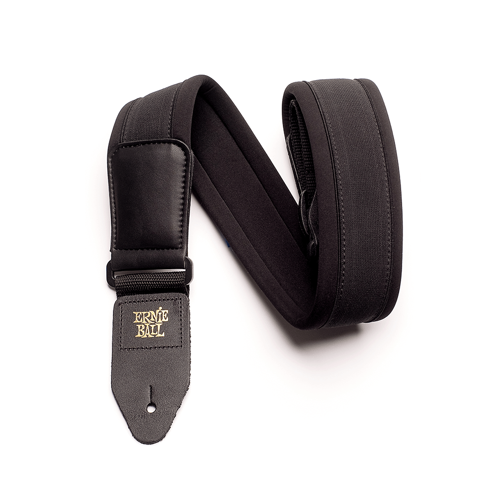 Ernie Ball Padded Neoprene Comfort Guitar/Bass Strap - Black
