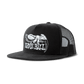 Black with White Eagle Logo Hat