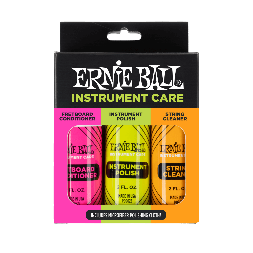 Ernie Ball Instrument Care 3-pack Microfibre Polish Cloth