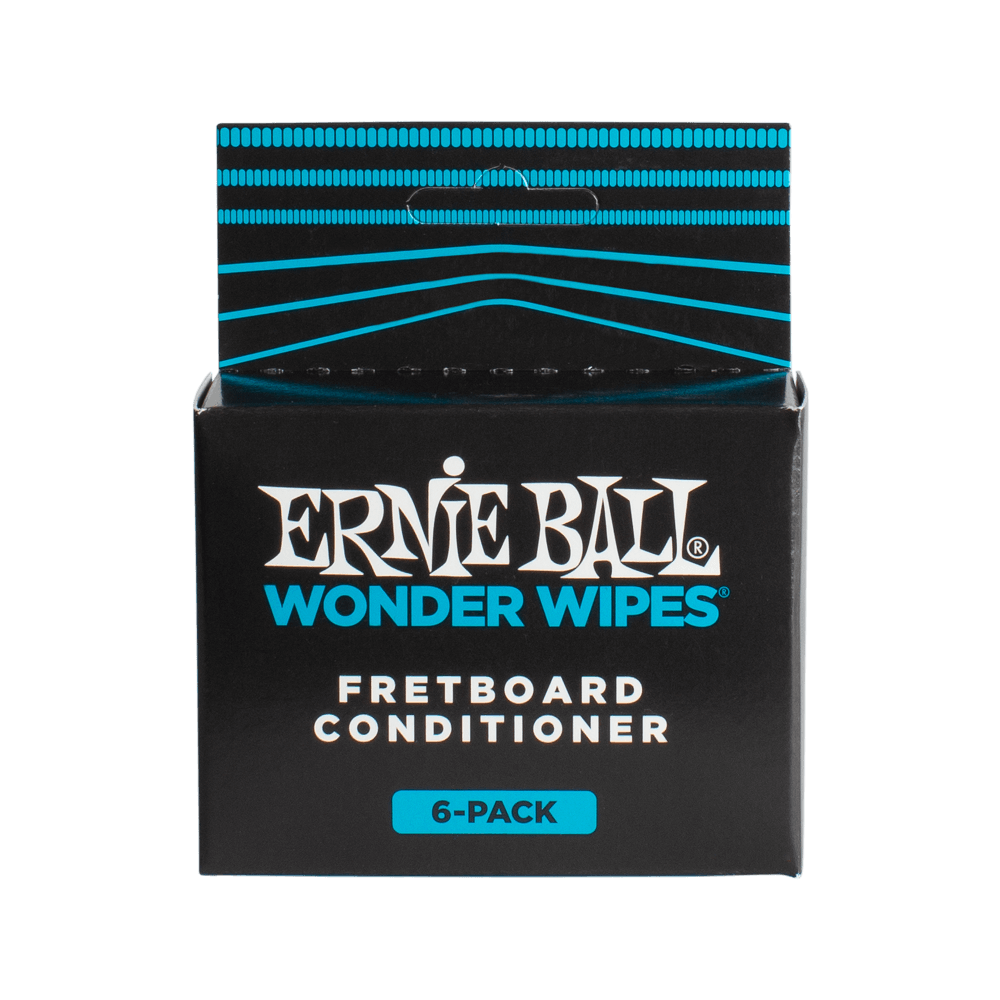 Ernie Ball Wonder Wipes Fretboard Conditioner (6 Pack)