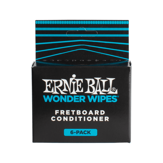 Ernie Ball Wonder Wipes Fretboard Conditioner (6 Pack)