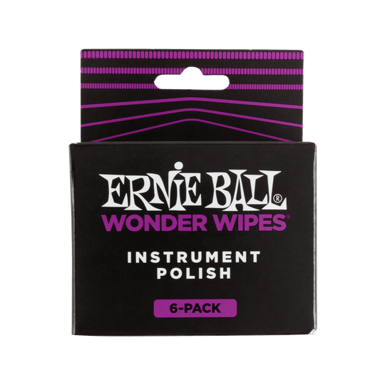 Ernie Ball Wonder Wipes Instrument Polish (6 Pack)
