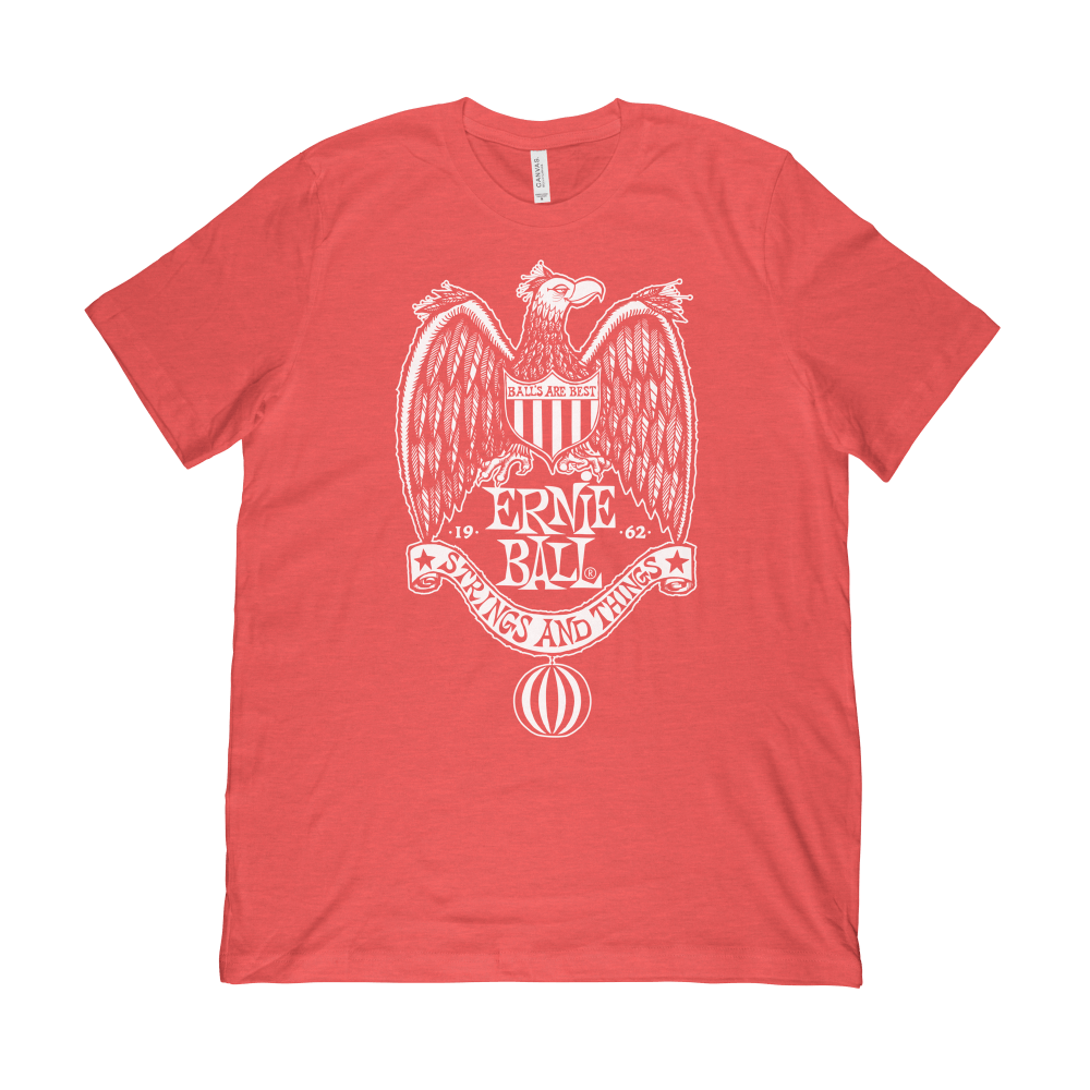 Ernie Ball 1962 Strings & Things Red T-Shirt 2XL