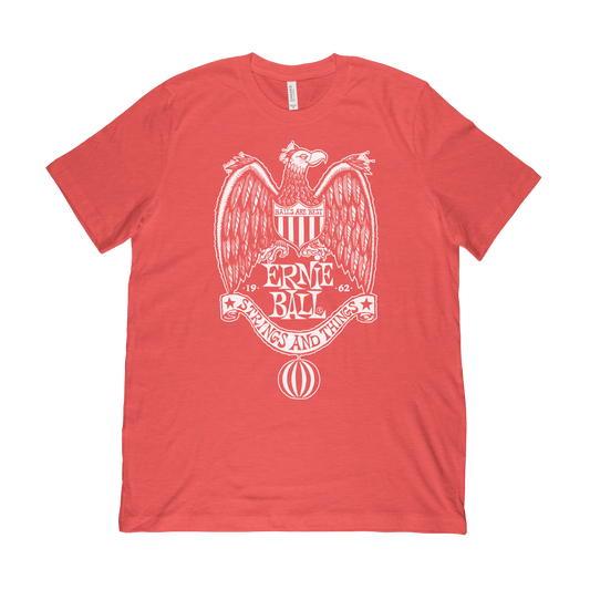 Ernie Ball 1962 Strings & Things Red T-Shirt 2XL