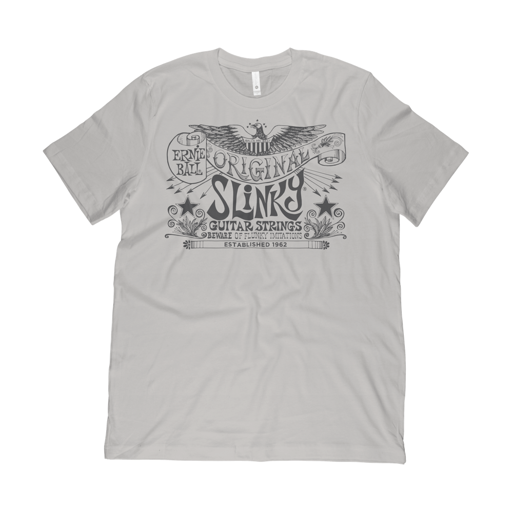 Ernie Ball Original Slinky Silver T-Shirt XL