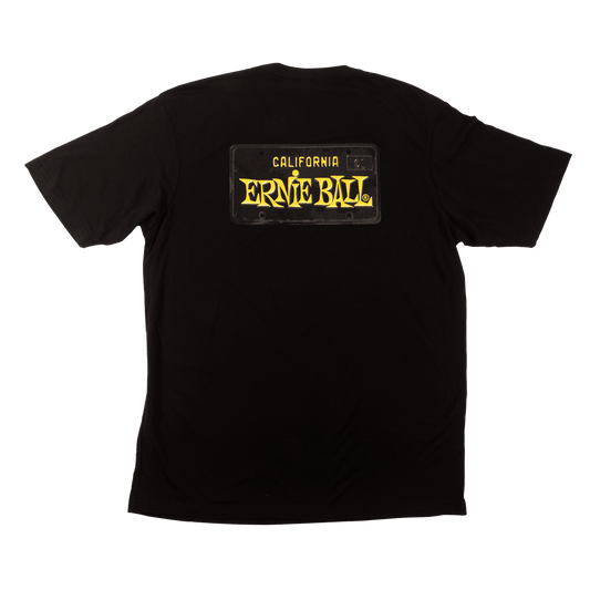 Ernie Ball CA License Plate T-Shirt SM