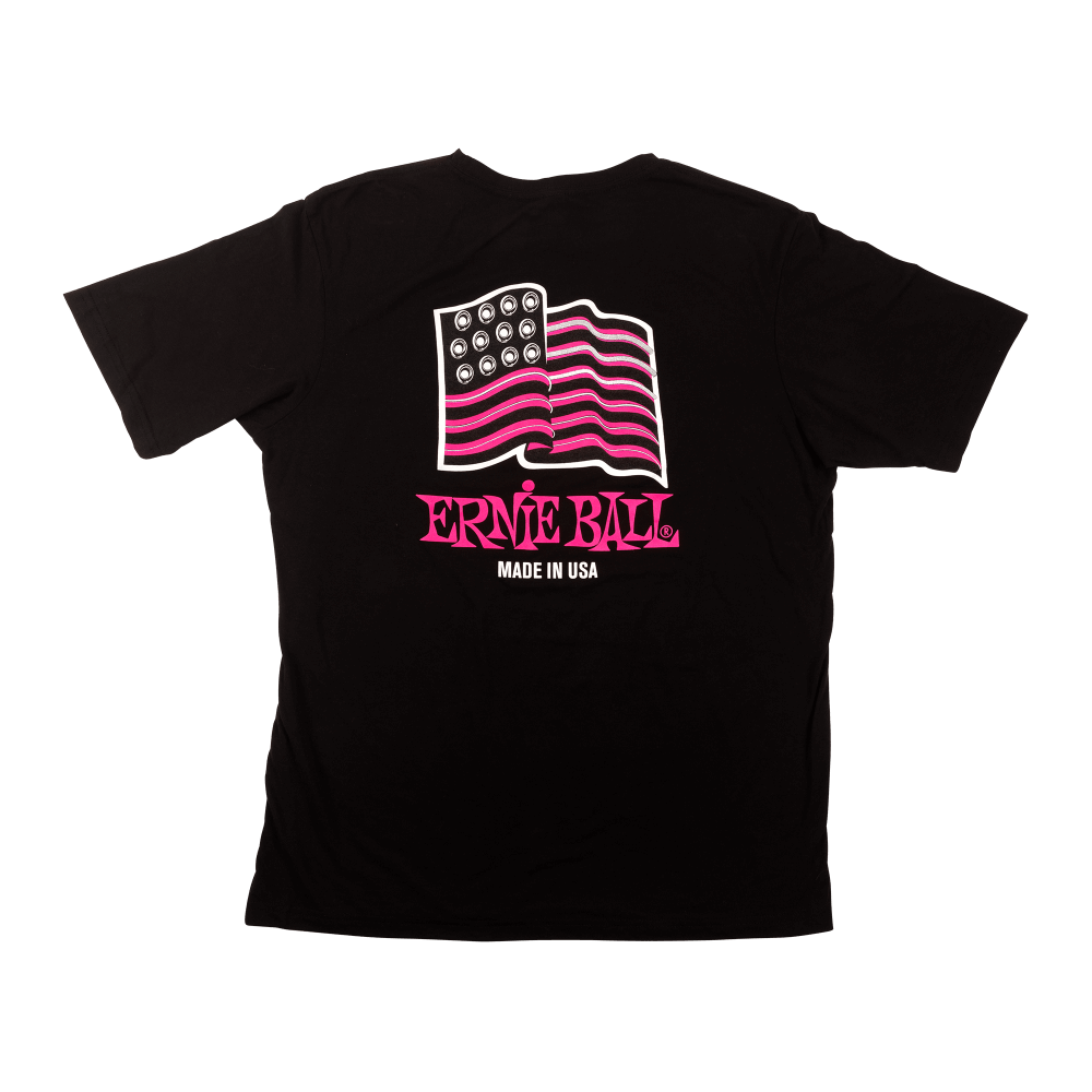 Ernie Ball USA Ball End Flag T-Shirt SM