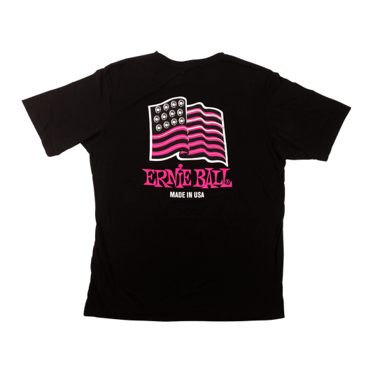 Ernie Ball USA Ball End Flag T-Shirt LG