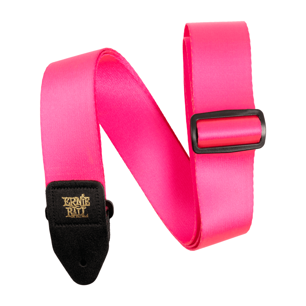 Ernie Ball Premium Guitar/Bass Strap - Neon Pink